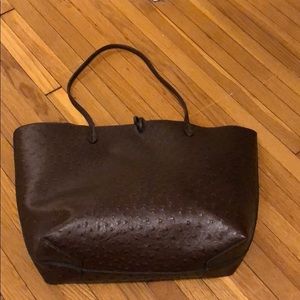 Street Level vegan leather tote never been used!